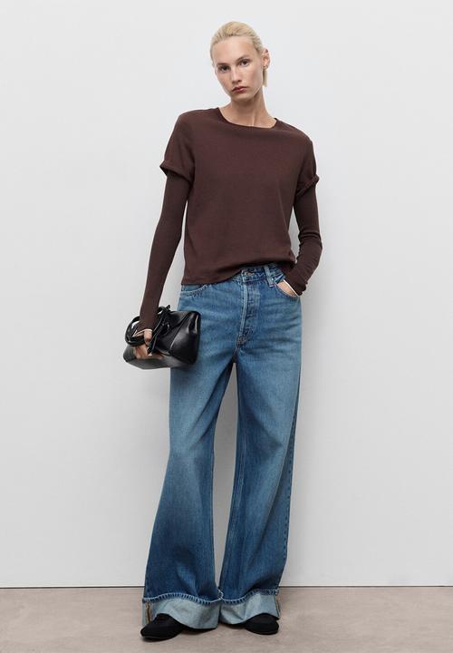 MANGO - Jeans catherin - open blue