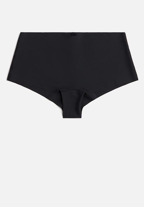 H&M - 3-pack microfibre shortie briefs - black