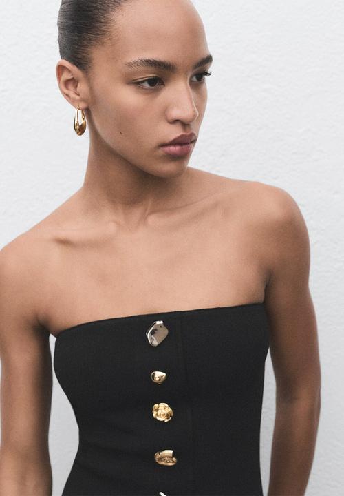 MANGO - Dress dali -  black