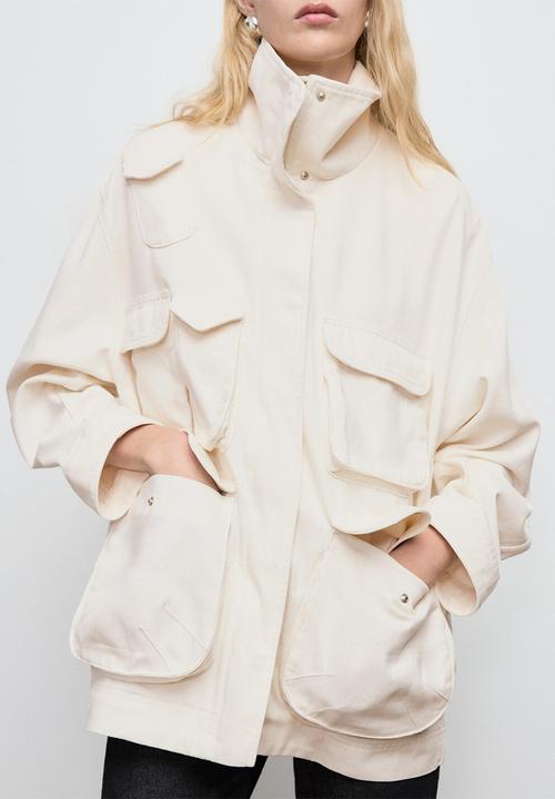 MANGO - Parka Ramona - Natural