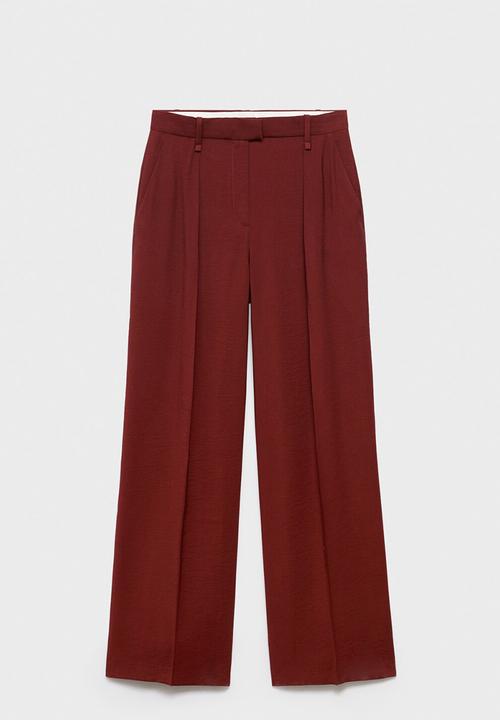 MANGO - Trousers angela -  medium red