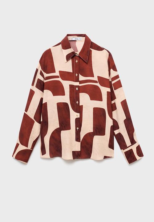 MANGO - Shirt parisi -  light beige