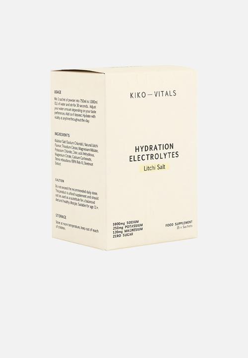 Kiko Vitals - Hydration Electrolytes - Litchi Salt