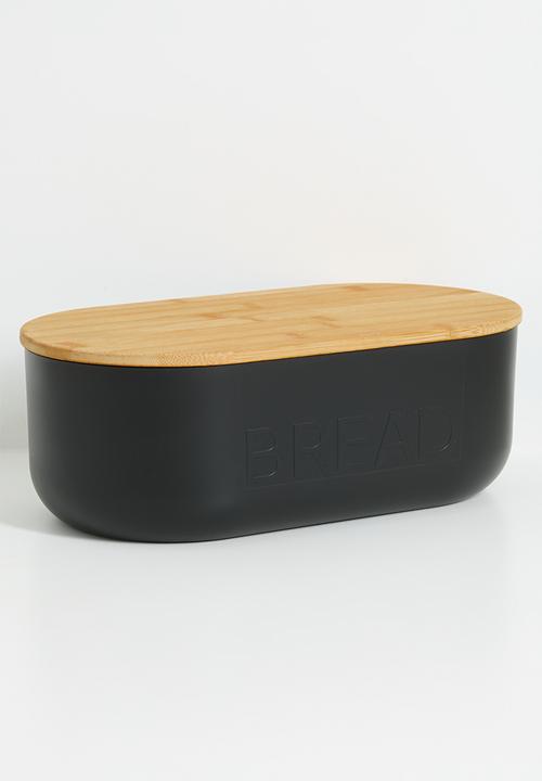 Excellent Houseware - Bread bin - Black
