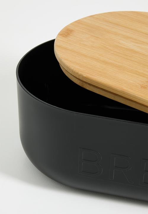 Excellent Houseware - Bread bin - Black