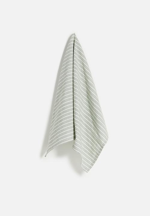 Excellent Houseware - Libby kitchen towel set of 3 - green