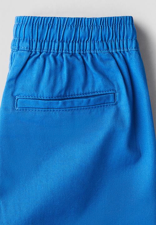 H&M - Cotton twill shorts - bright blue
