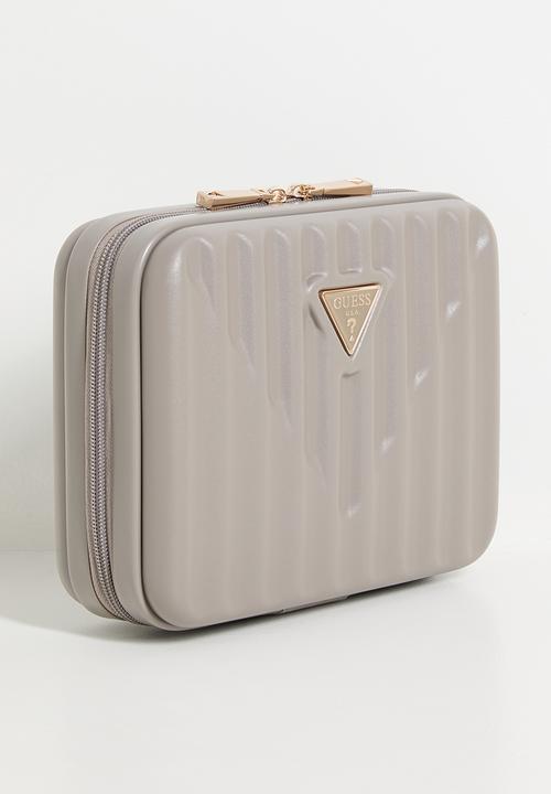 GUESS - Centennial cosmetic org case - light coffee