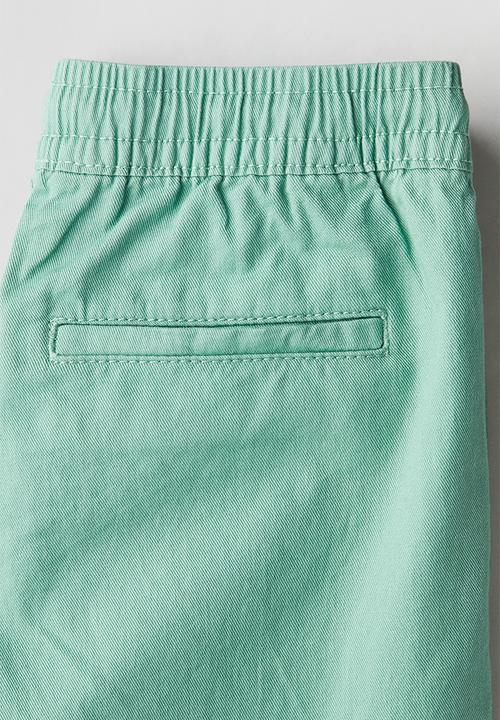 H&M - Cotton twill shorts - turquoise