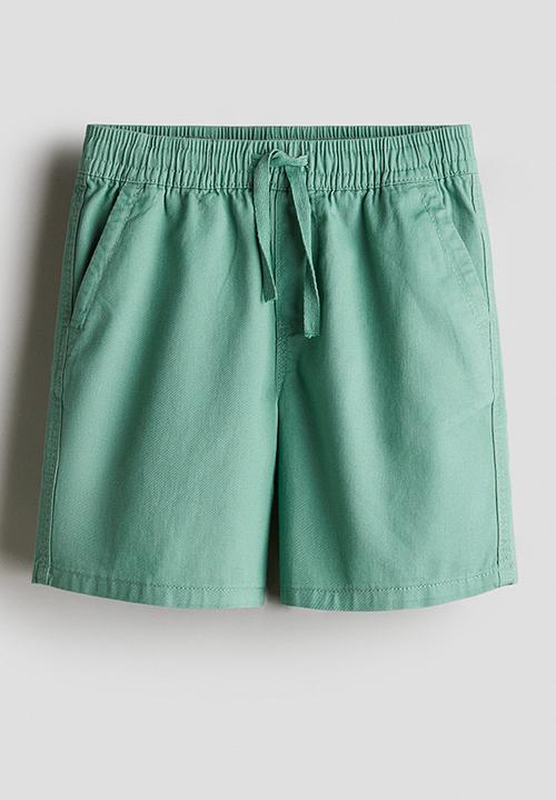 H&M - Cotton twill shorts - turquoise