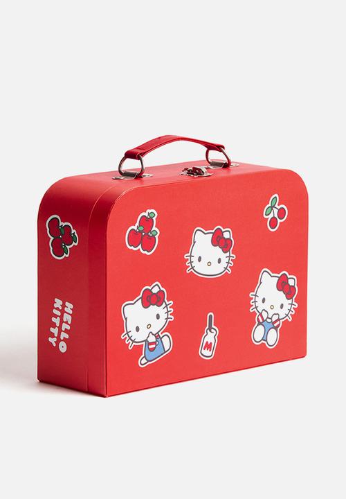 H&M - Cardboard suitcase - red hello kitty