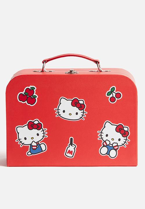 H&M - Cardboard suitcase - red hello kitty