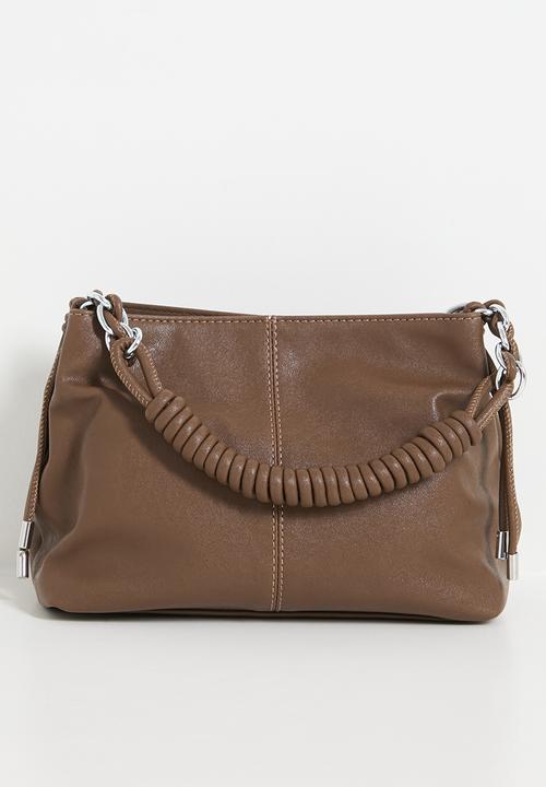 Tessa Design - Elodie knotted strap tote bag - brown