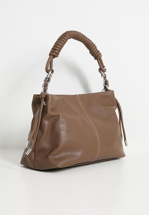 Tessa Design - Elodie knotted strap tote bag - brown