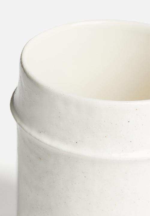 H&M - Stoneware utensil holder - white