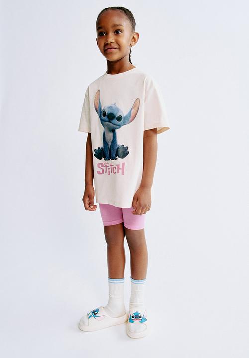 H&M - 2-Piece printed set - cream/lilo&stitch