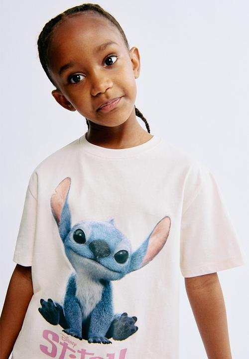H&M - 2-Piece printed set - cream/lilo&stitch