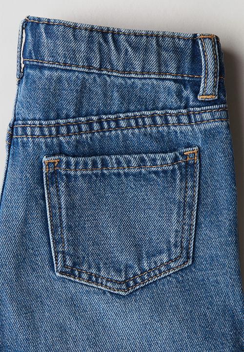 H&M - Denim shorts - denim blue 