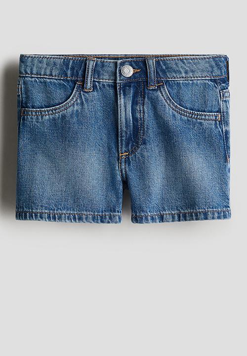 H&M - Denim shorts - denim blue 