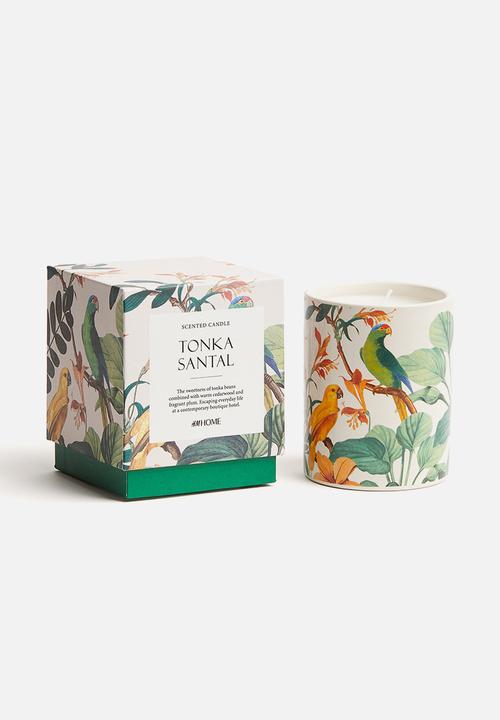 H&M - Scented candle in a ceramic holder - tonka santal