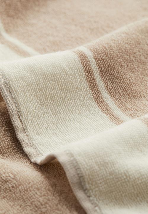 H&M - Fringed beach towel - beige