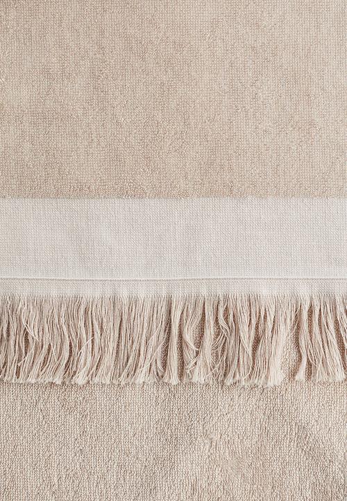 H&M - Poncho towel - light beige 