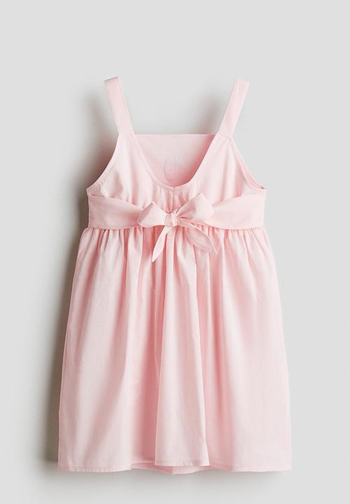 H&M - Cotton dress - light pink strawberry