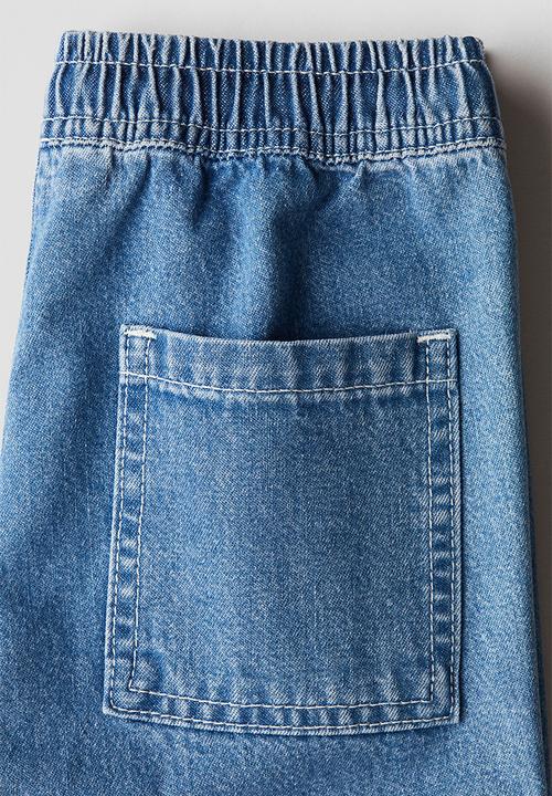 H&M - Cotton denim shorts - denim blue