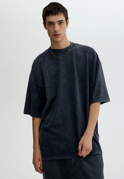 H&M - Oversized fit t-shirt - dark grey