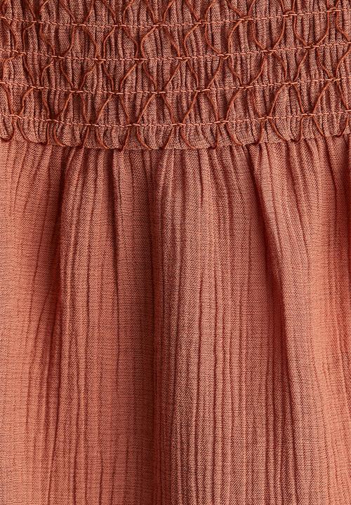 H&M - Smocked strappy dress - dark orange