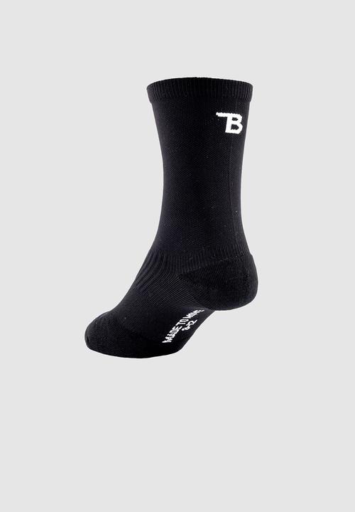 Burnt  - Peak Active Socks - Black