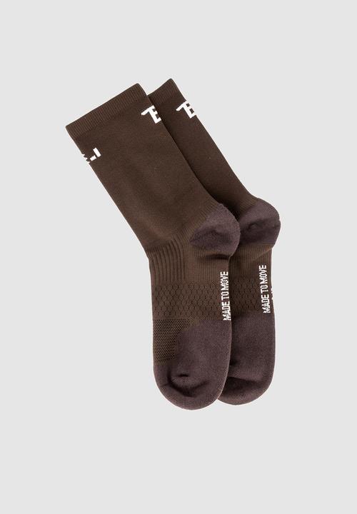Burnt  - Peak Active Socks - Brown