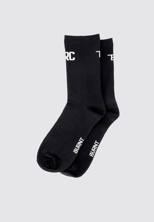 Burnt  - BRC Pro Sock - Black