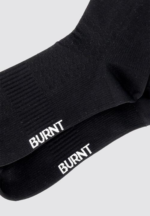 Burnt  - BRC Pro Sock - Black
