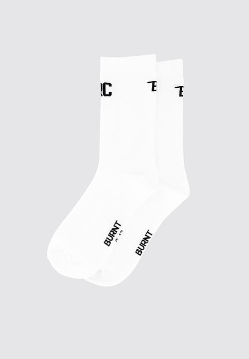 Burnt  - BRC Pro Sock - White 