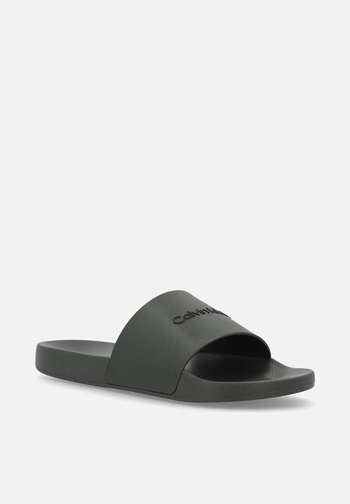 Calvin Klein - Pool Slide Rubber - Fir Green