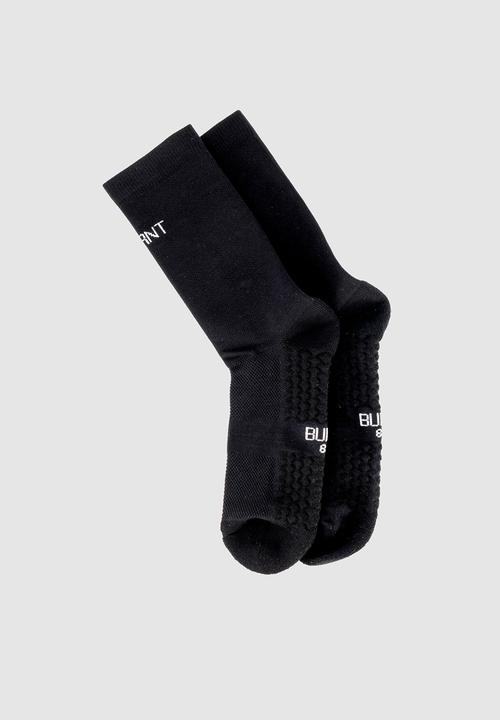 Burnt  - Glide Active Sock - Black