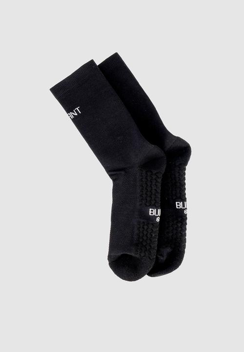 Burnt  - Glide Active Sock - Black