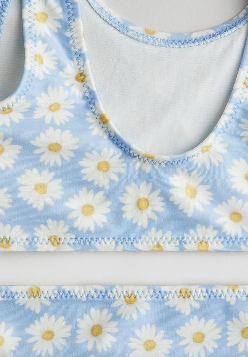 H&M - Printed bikini - light blue/floral