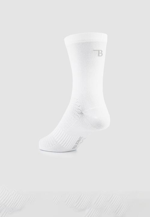 Burnt  - BRC Pro Socks - White & Grey 