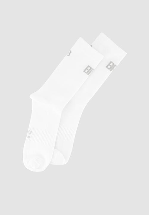 Burnt  - BRC Pro Socks - White & Grey 