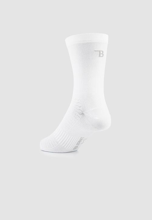 Burnt  - BRC Pro Socks - White & Grey