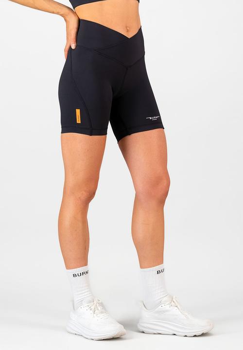 Burnt  - Essential Contour Short 6-Inch Inseam - Black