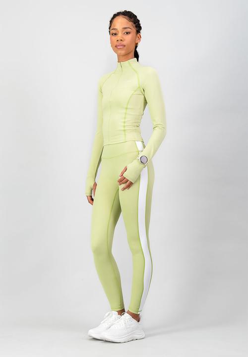 Burnt  - Tempo 1/4 Zip - Aloe