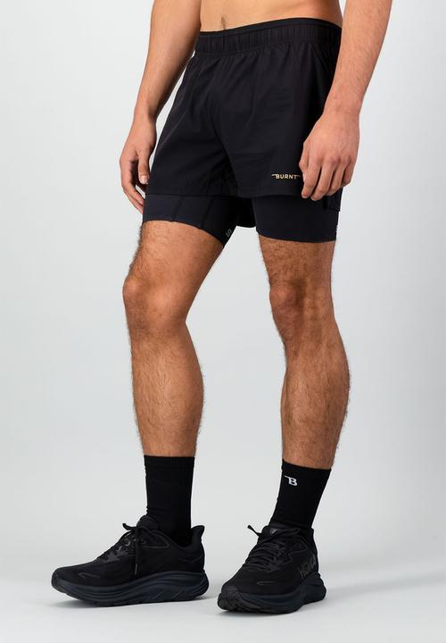 Burnt  - Fundamental Energy 2-In-1 Short - Black