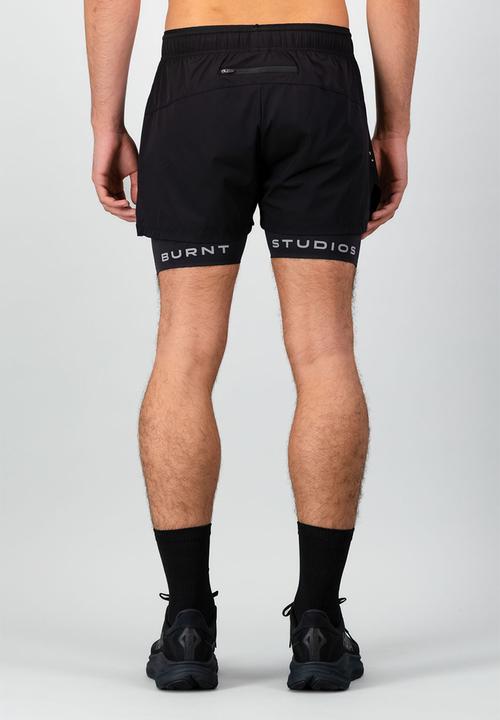 Burnt  - Fundamental Energy 2-In-1 Short - Black