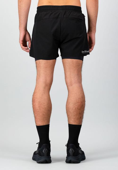 Burnt  - Fundamental Move 2-In-1 Short - Black