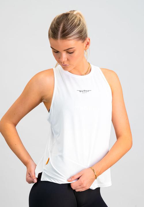 Burnt  - Essential Tank - White
