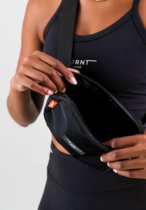 Burnt  - Everyday Cross Body Bag - Black