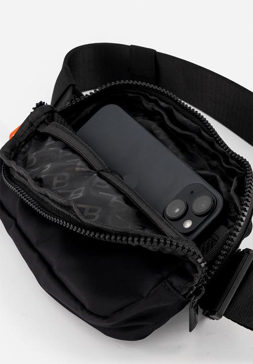Burnt  - Everyday Cross Body Bag - Black